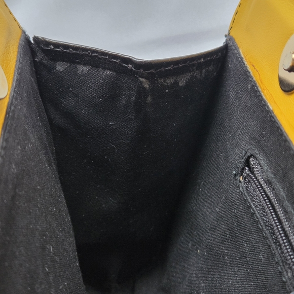 Yellow and Black Clutch Bag - Picture 10 of 11